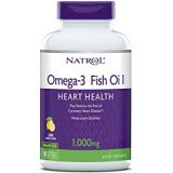 Natrol Omega-3 1,000mg Fish Oil Softgels, 150 Count (Pack of 3)