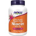 NOW Supplements, Niacin (Vitamin B-3) 500 mg, Flush-Free, Double Strength, Nutritional Health, 90 Veg Capsules