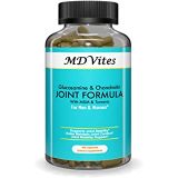 MDVites Joint Formula with Glucosamine, Chondroitin, Turmeric Curcumin, MSM Boswellia. Supports Joint Health. Contains Natural Anti-inflammatory Ingredients.