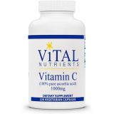 Vital Nutrients - Vitamin C 1000 mg (100% Pure Ascorbic Acid) - Potent Antioxidant to Support Iron Absorption - 220 Vegetarian Capsules