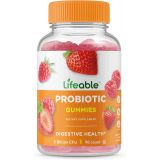 Lifeable Probiotics - 2 Billion CFU - Great Tasting Natural Flavor Gummy Supplement - Gluten Free Vegetarian Probiotic Chewable - for Gut Health and Immune Support - for Adults, Ma