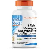 Doctors Best High Absorption Magnesium Lysinate Glycinate, Easy to Swallow, 120 Ct