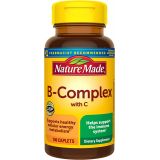 Nature Made B Complex With Vitamin C, Dietary Supplement for Immune System Support, 100 Caplets, 100 Day Supply