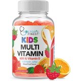 Doctors Finest Multivitamin Gummies for Kids - Vegetarian, GMO-Free & Gluten Free - Great Tasting Fruit Flavors Pectin Chews - 120 Jellies