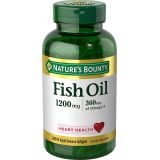 Natures Bounty Fish Oil, Supports Heart Health, 1200 Mg, Rapid Release Softgels, 200 Ct