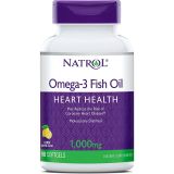 Natrol Omega-3 Purified Fish Oil 1,000mg, 90 Softgels (Pack of 4)