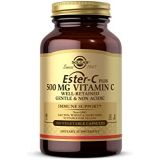 Solgar Ester-C Plus 500 mg Vitamin C (Ascorbate Complex) - Gentle & Non Acidic - Antioxidant & Immune Support - 100 Vegetable Capsules (100 Servings)