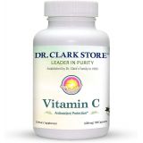 Dr Clark Vitamin C Supplement 1000mg - Gluten Free, Immunity Support, Potent antioxidant, Supports Brain Function, Promotes Tissue Formation and Repair, 100 Capsules