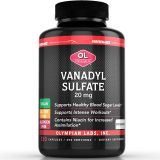 Olympian Labs PSN Vanadyl Sulfate, 20mg 250 Servings with Niacin 20mg Vitamin B-3, 250 Capsules