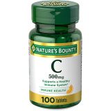 Vitamin C by Natures Bounty, Vitamin Supplement, Supports Immune Health, 500mg, 100 Tablets