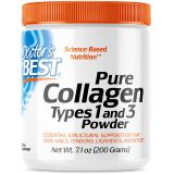 Doctors Best Pure Collagen Types 1 & 3, Promotes Healthy Skin Hair & Nails  Bone & Joint Support, 7.1 Ounce (Pack of 1)