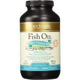 Spectrum Essentials Softgels, Fish Oil with Vitamin D, 1000 mg, 250 Count