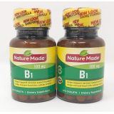 Nature Made Vitamin B-1 100 mg Tablets - 100 ct, Pack of 2