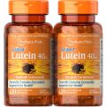 Puritans Pride Lutein 40mg With Zeaxanthin, Supports Eye Health, 120 Count (Pack of 2)