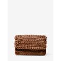 Michael Kors Collection Carly Hand-Knit Leather Envelope Clutch