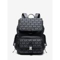 Michael Kors Mens Hudson Denim Logo Jacquard Backpack