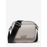 Michael Kors Mens Hudson Textured Leather Messenger Bag