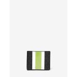 Michael Kors Mens Logo Stripe Billfold Wallet With Passcase