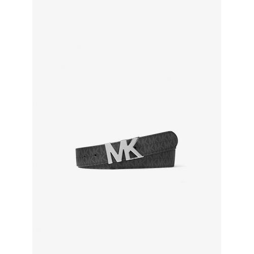 마이클코어스 Michael Kors Mens Reversible Logo Buckle Belt