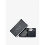 Michael Kors Mens Logo Belt and Billfold Wallet Set