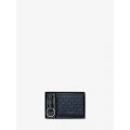 Michael Kors Mens Logo Slim Billfold Wallet With Keychain