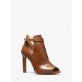 MICHAEL Michael Kors Lawson Leather Open-Toe Ankle Boot