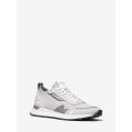 Michael Kors Mens Miles Knit and Suede Trainer