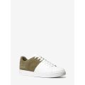 Michael Kors Mens Caspian Two-Tone Leather and Suede Sneaker