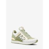 MICHAEL Michael Kors Maddy Two-Tone Logo and Mesh Trainer