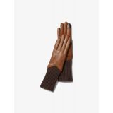MICHAEL Michael Kors Leather and Wool Gloves