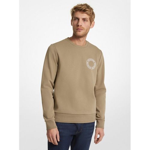 마이클코어스 Michael Kors Mens Logo Print French Terry Blend Sweatshirt