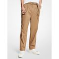 Michael Kors Mens Stretch Cotton Belted Trousers