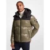Michael Kors Mens Roseville Quilted Cire Nylon Puffer Jacket