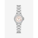 Michael Kors Mini Camille Pave Silver-Tone Watch