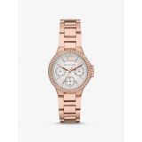 Michael Kors Mini Camille Pave Rose Gold-Tone Watch