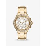 Michael Kors Oversized Camille Pave Gold-Tone Watch