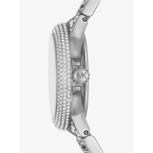 마이클코어스 Michael Kors Mini Camille Pave Silver-Tone Watch