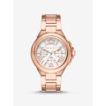 Michael Kors Oversized Camille Rose Gold-Tone Watch