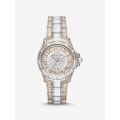Michael Kors Limited-Edition Mini Everest Two-Tone Pave Silver-Tone Watch