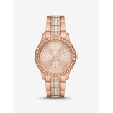 Michael Kors Oversized Tibby Pave Rose Gold-Tone Watch