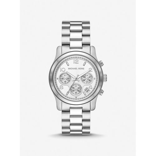 마이클코어스 Michael Kors Runway Silver-Tone Watch