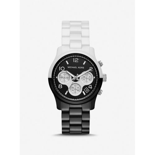 마이클코어스 Michael Kors Runway Two-Tone Ceramic Watch