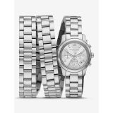 Michael Kors Limited-Edition Runway Rhodium-Plated Stainless Steel Wrap Watch