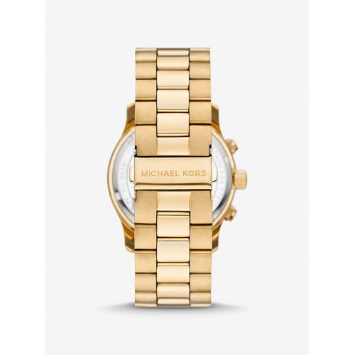마이클코어스 Michael Kors Oversized Runway Gold-Tone Watch
