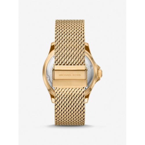 마이클코어스 Michael Kors Oversized Slim Everest Gold-Tone Mesh Watch