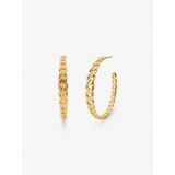 Michael Kors 14K Gold-Plated Sterling Silver Curb Link Hoop Earrings