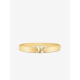 Michael Kors 14K Gold-Plated Brass Pave Logo Bangle