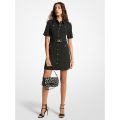 MICHAEL Michael Kors Stretch Crepe Belted Utility Dress