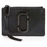 MARC JACOBS Saffiano Leather ID Wallet_BLACK