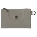 LONGCHAMP Le Pliage Cuir Coin Purse with Key Ring_TURTLE DOVE